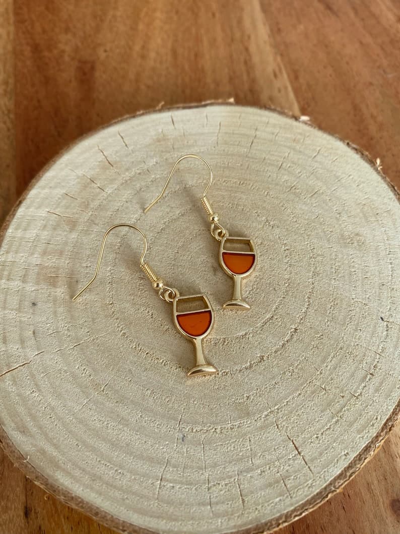 Aperol Ohrringe Ansicht 2